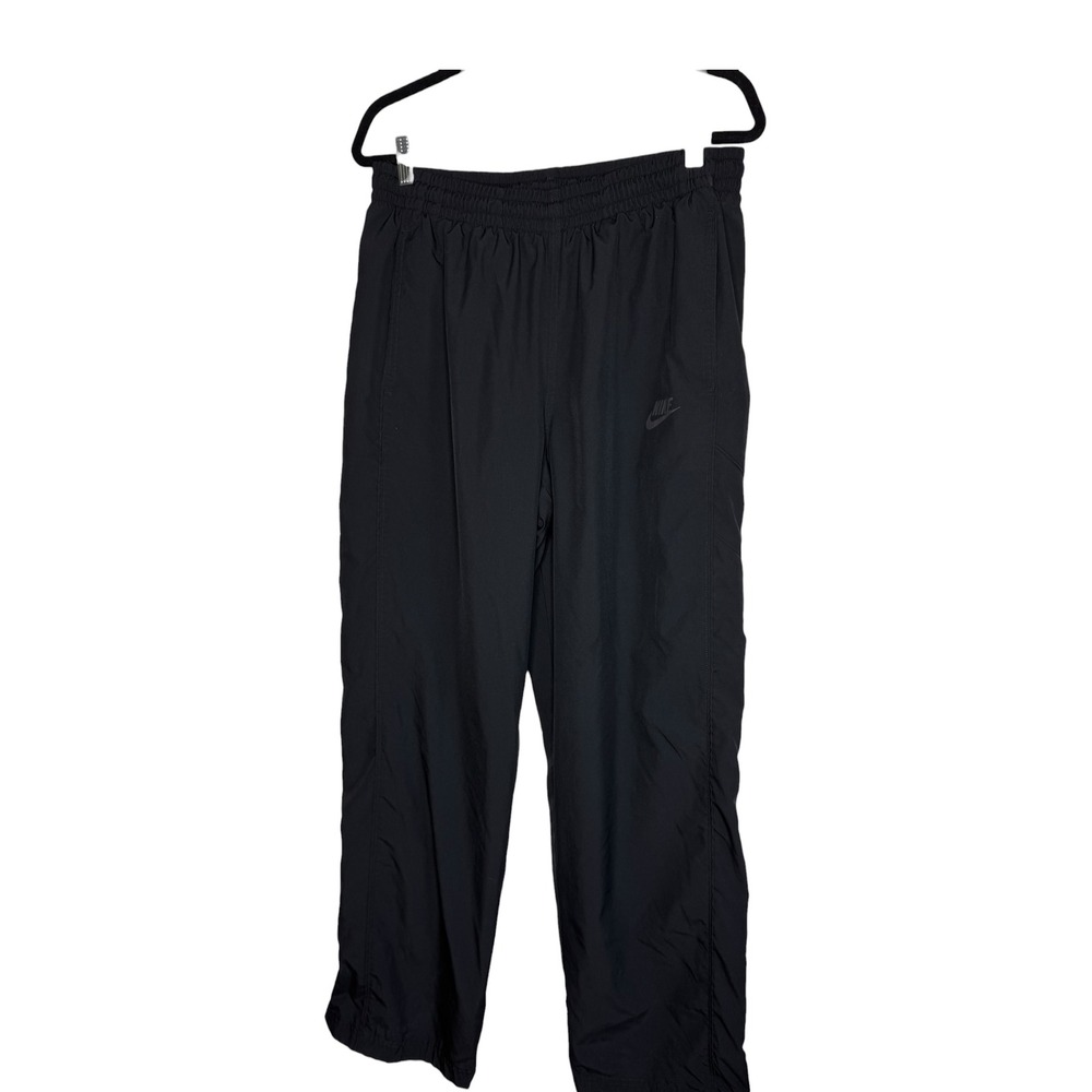 Nike Sportswear Mens Black Track Pants Mesh Lined Windbreaker Joggers Large
